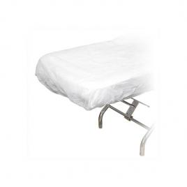 Cearceaf pat cu elastic, unica folosinta, 80 cm x 220 cm, gros. 40 gr/mp