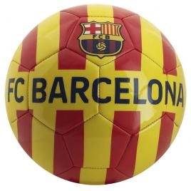 Minge de fotbal fc barcelona catalunya yellow red stripes marimea 5