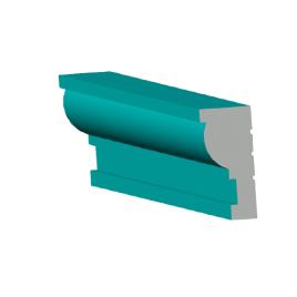 Ancadrament decorativ din polistiren extrudat, dimensiune 150x70 mm , lungime 1200 mm