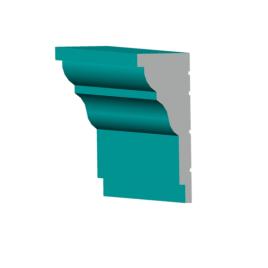Ancadrament decorativ din polistiren extrudat, dimensiune 240x85 mm , lungime 1200 mm