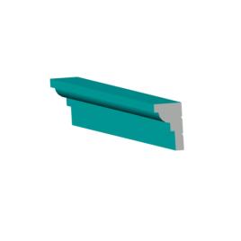 Brau decorativ din polistiren extrudat, dimensiune 85/50 mm , lungime 1200 mm
