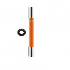 Prelungitor flexibil universal pentru baterie sanitara, Alista Home, modern, inox, 30 cm, portocaliu