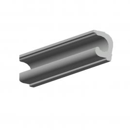 Scafa pentru banda LED  din polistiren extrudat de culoare alba H x 95, L x 75, lungime 2 ml