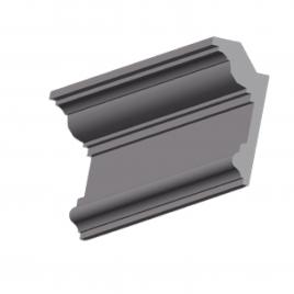 Scafa pentru banda LED T din polistiren extrudat de culoare alba H x 230, L x 100, lungime 2 ml