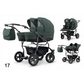 Carucior pentru gemeni mikado goldstar gs-17 3 in 1