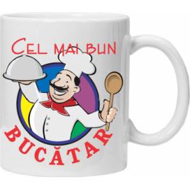 Cana personalizata cu textul cel mai bun bucatar