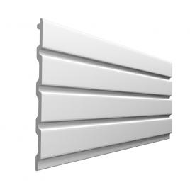 Riflaj decorativ din duropolimer, alb, 290 x 20,3 x 1 cm, D 405-301