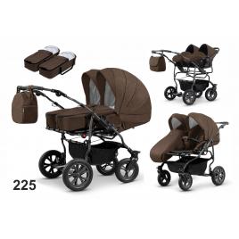 Carucior pentru gemeni mikado duet lux d-225 3 in 1