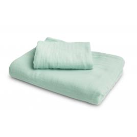 Lenjerie de pat 2 piese sensillo muselina 100x135 / 60x40 cm menta