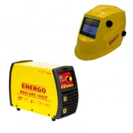 Aparat sudura inverter maxiarc 160 mma/tig cu accesorii si masca energo