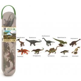 Cutie cu 10 minifigurine dinozauri - set 2