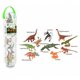 Cutie cu 10 minifigurine dinozauri - set 3