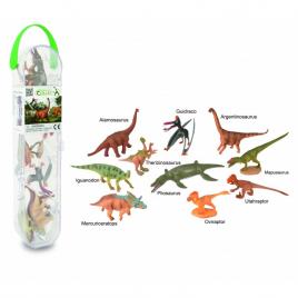 Cutie cu 10 minifigurine dinozauri - set 3