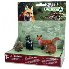 Set 4 figurine animale din padure - collecta