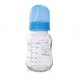 Biberon din sticla, 0+ luni, 120 ml, lorelli (culoare: blue)