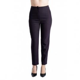 Pantaloni annalise marime mare bleumarin cu pliuri in talie
