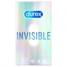 Prezervative Durex Invisible, Extrem de elastice si subtiri, 12 buc