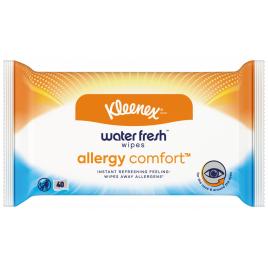 Servetele umede kleenex water fresh allergy comfort, 40 buc