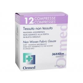 Comprese sterile Ormed, cutie cu 12 comprese 36x40 cm