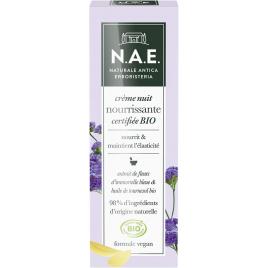 Crema de fata pentru noapte N.A.E. bio, nutritiva, hranitoare cu extract de flori de sare de mare si ulei de floarea-soarelui organic,  50ml