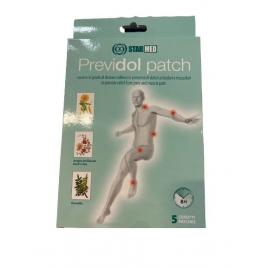 Plasturi durere Previdol, dispozitiv medical adjuvant in tratamentul durerilor la nivelul articulatiilor si al sistemului musculo-scheletic, cutie cu 5 bucati