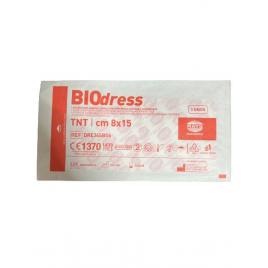 Set 50 de pansamente TNT sterile, adezive, cu pad central absorbant, 8x15 cm, Biodress Rays