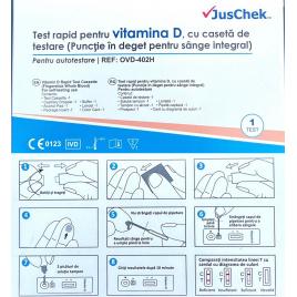 Test rapid pentru Vitamina D, autotestare, Juscheck