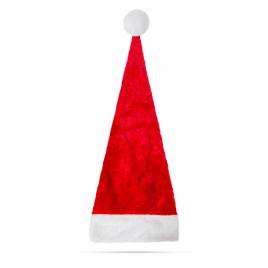 Căciulă de moș crăciun - roșu / alb - pluș -  75 x 32 cm