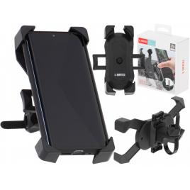 Suport telefon cu 4 brate, montaj pe motocicleta sau bicicleta, culoare neagra