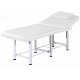 Pat cosmetica Alb 186x70x70cm Masa masaj profesional 22kg Piele ecologica