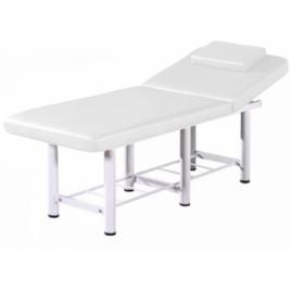 Pat cosmetica Alb 186x70x70cm Masa masaj profesional 22kg Piele ecologica