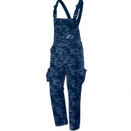 Pantaloni cu pieptar camo navy nr.m/50 neo tools 81-243-m