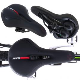 Scaun pentru bicicleta model sport, din spuma, culoare neagra