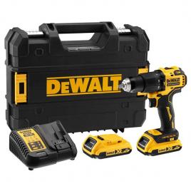 Masina de gaurit si insurubat cu percutie 2x18v 2ah dewalt dcd709d2t