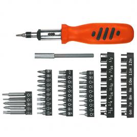 Set tubulare si biti cu maner 52buc. top tools 39d357