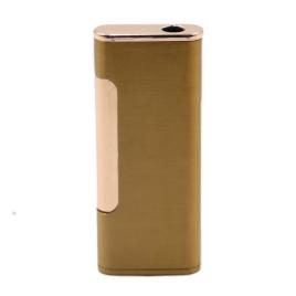 Bricheta aurie cu buton auriu, antivant, reincarcabila