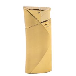 Bricheta capacel, buton cu activare, aurie