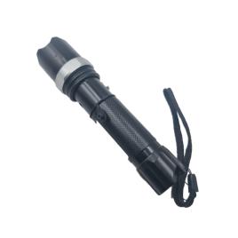 Lanterna swat, acumulator, baterie, carcasa din aluminiu, negru, led, 15 cm