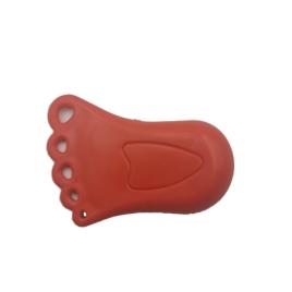 Opritor usa, model talpa, plastic, 11 cm, rosu