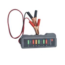 Tester pentru baterie auto, 12 volt, lungime cablu 35 cm, negru, 13 cm