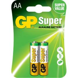 Baterie gp batteries, super alcalina aa (lr6) 1.5v alcalina, blister 2 buc.