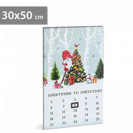 Calendar led - 2 x aa, 30 x 50 cm