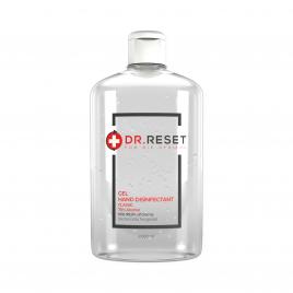 Gel Dezinfectant Antibacterian pentru maini DR.RESET, 70% alcool, 500 ml, Avizat Biocid produs in Europa