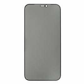 Folie de sticla securizata ideallstore® pentru protectie compatibila iphone 12/12 pro, 3d, anti-spy, neagra