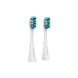 Aeno replacement toothbrush heads, white, dupont bristles, 2pcs in set (for