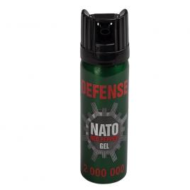 Spray cu piper rosu ideallstore®, nato defense, gel, auto-aparare, 50 ml, verde