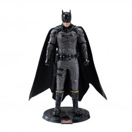 Figurina articulata de colectie batman, dark vengeance, 18 cm, gri, stativ inclus