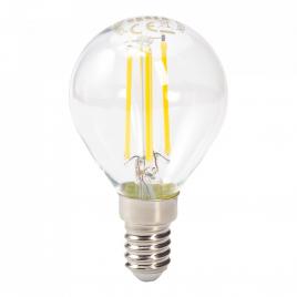 Bec led crystal retro filament mini glob, tesla lighting, 4w, e14, 230v, 470