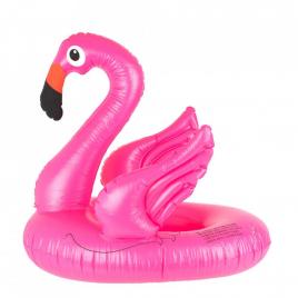 Saltea gonflabila (colac) pentru copii model flamingo, dimensiune 66 x 47 cm