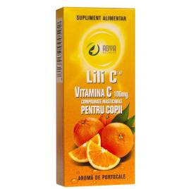 Vitamina c portocala copii 100mg 30cpr